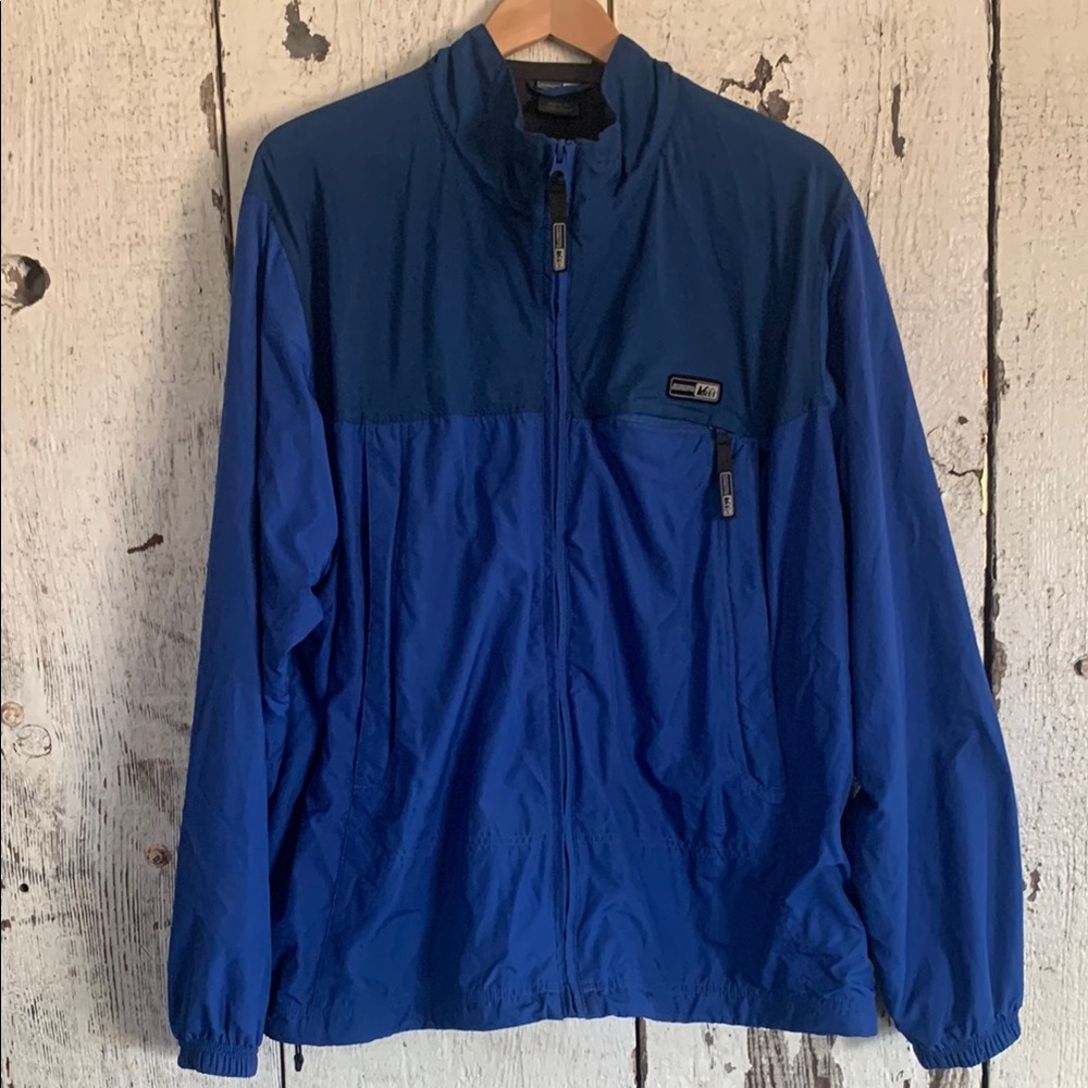 REI Blue Windbreaker
